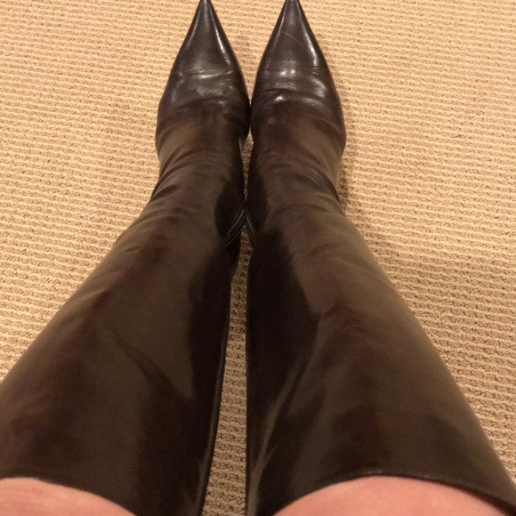Emporio Armani Shoes - 🔴 Emporio Armani brown boot to the knee